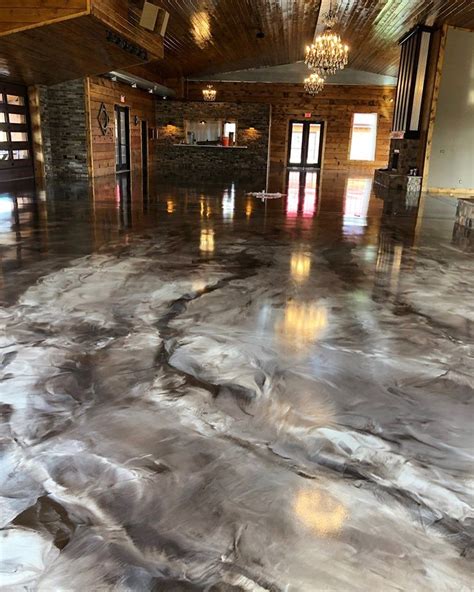 residential metallic epoxy flooring